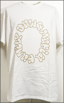 Other Brand - DMF × MOSU T-shirt -White/Gold-
