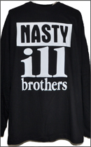 BrandList - NASTY ILL BROTHERS L/S TEE -Black -
