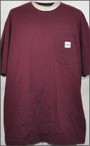 Other Brand - SCARS POCKET TEE -Maroon-