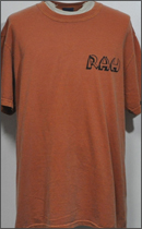 RAH - KARATE S/S TEE -Dyed Orange-